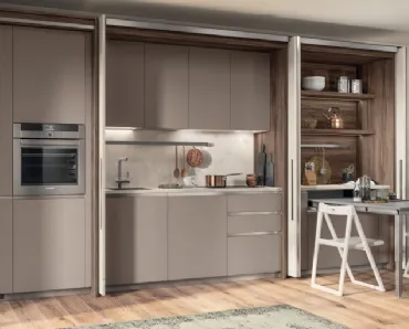 Cucina Moderna Boxi Grigio Selce di Scavolini