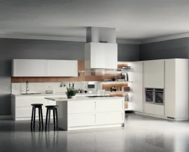 Cucina Moderna Carattere Bianco Prestige di Scavolini