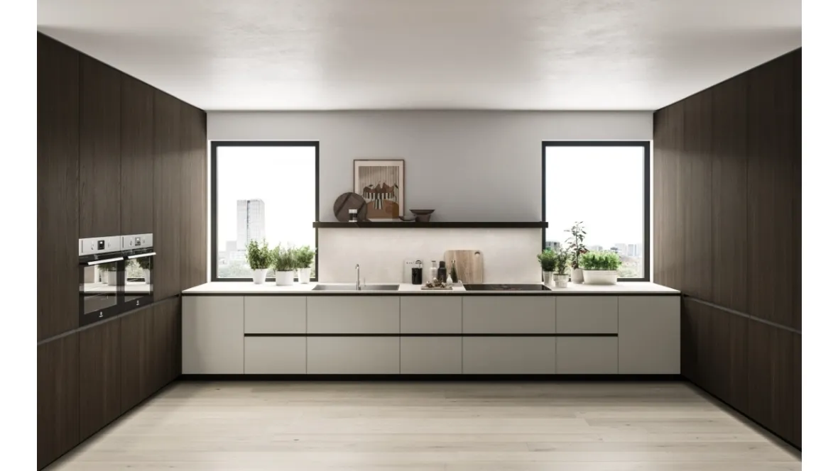 Cucina Moderna angolare Folio 01 di Snaidero