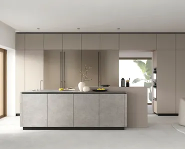 Cucina Moderna M2 Riga G con isola di Meson's Cucine