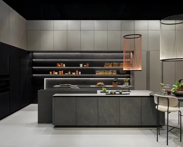 Cucina Moderna ME Materia Orobico Grigio di Meson's Cucine