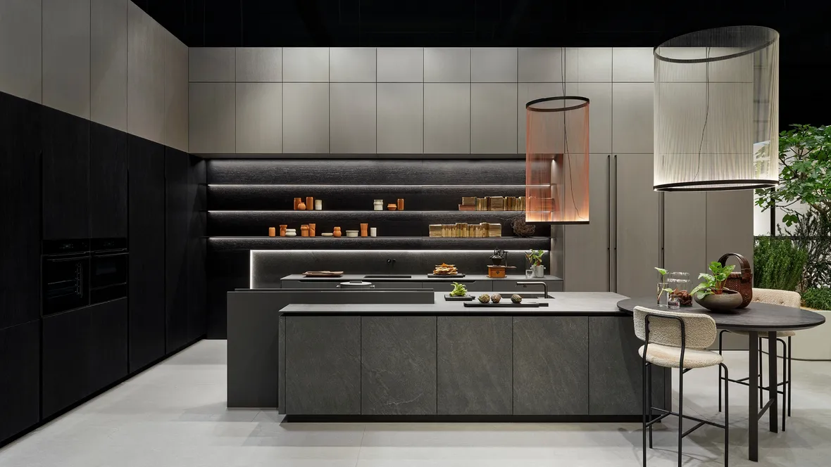 Cucina Moderna ME Materia Orobico Grigio di Meson's Cucine