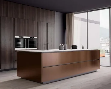 Cucina moderna M2 Goccia Rame di Meson's Cucine