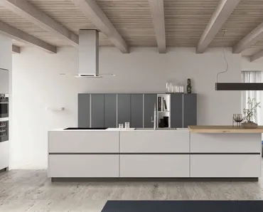 Cucina Moderna M2 Linea Grigio Efeso di Meson's Cucine