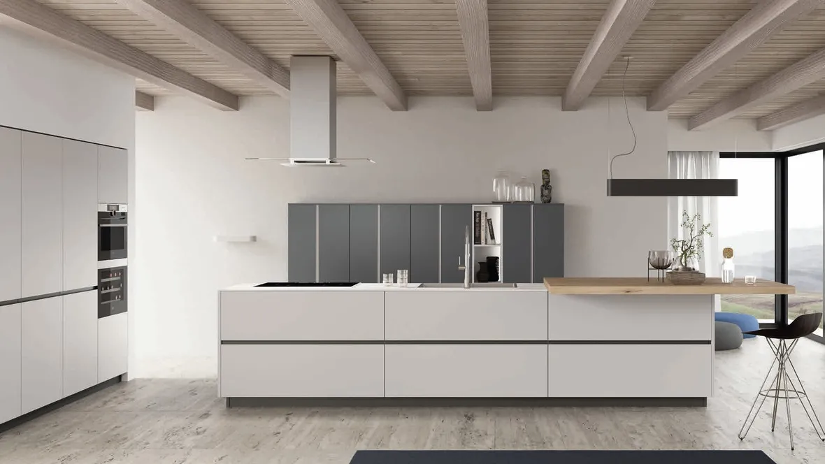 Cucina Moderna M2 Linea Grigio Efeso di Meson's Cucine