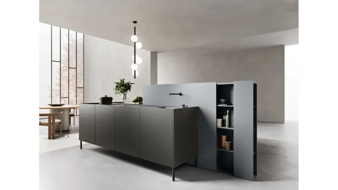 Cucina moderna ME Slim Ossidato Lava di Meson's Cucine