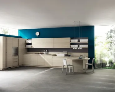 Cucina Moderna Qi in Olmo Kuuki di Scavolini