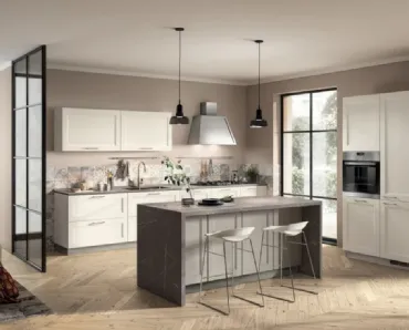 Cucina Colony laccato Bianco opaco di Scavolini