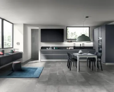 Cucina Moderna Dandy Plus Grigio Bromo di Scavolini