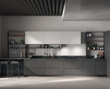 Cucina su misura angolare Carattere Frassino Chia di Scavolini