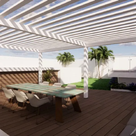 La continuità materica e cromatica: ambienti sobri ma accoglienti