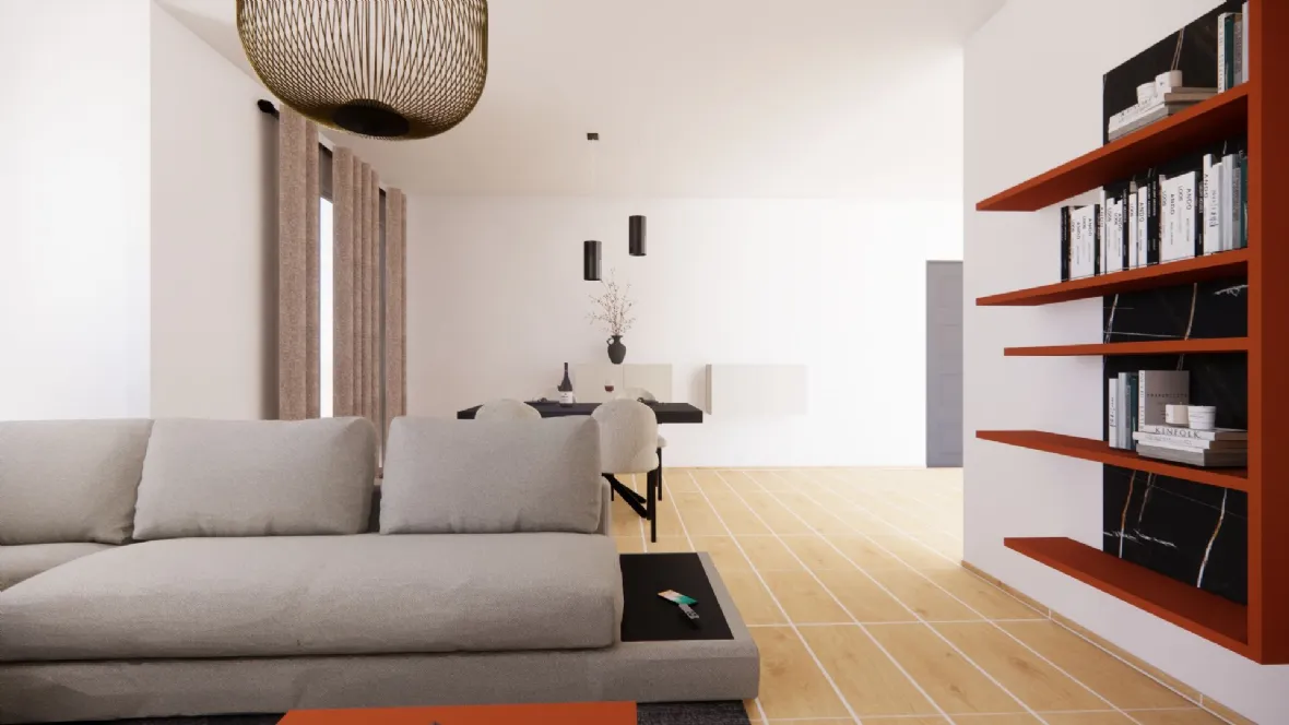 Living e notte - appartamento a Gela