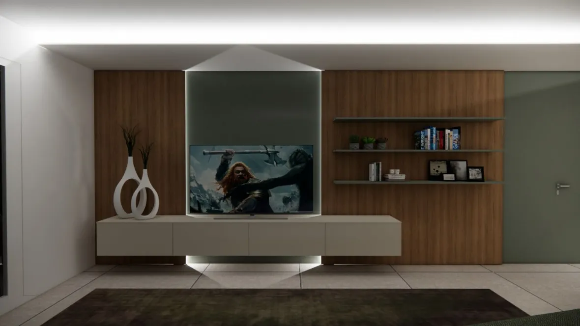 Realizzazione Living & Cucina Integrata: Design Sartoriale a Ragusa