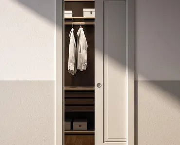 Porta a scomparsa per interni And in laccato opaco di Albed