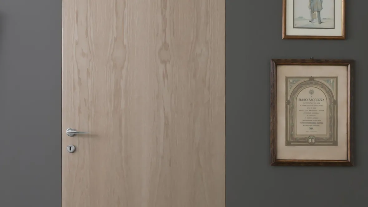 Porta filo muro battente per interni Integra in legno di Albed