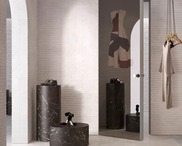 Porta per interni filo muro battente Integra Mirror di Albed