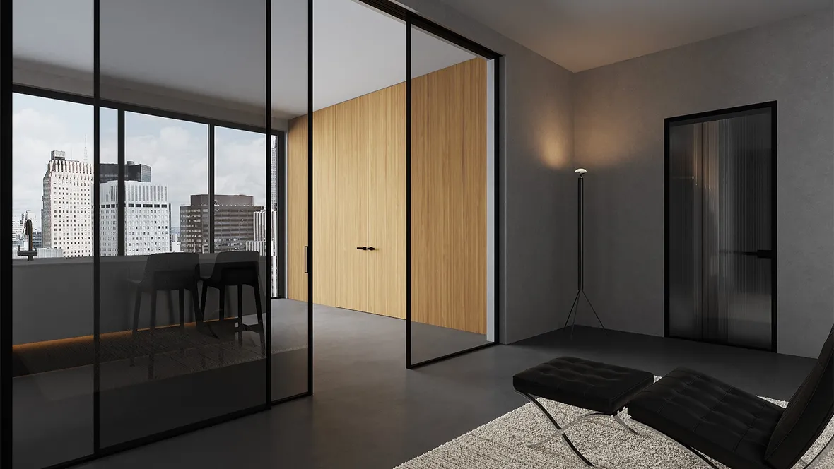 Porta per interni scorrevole Prima di Albed