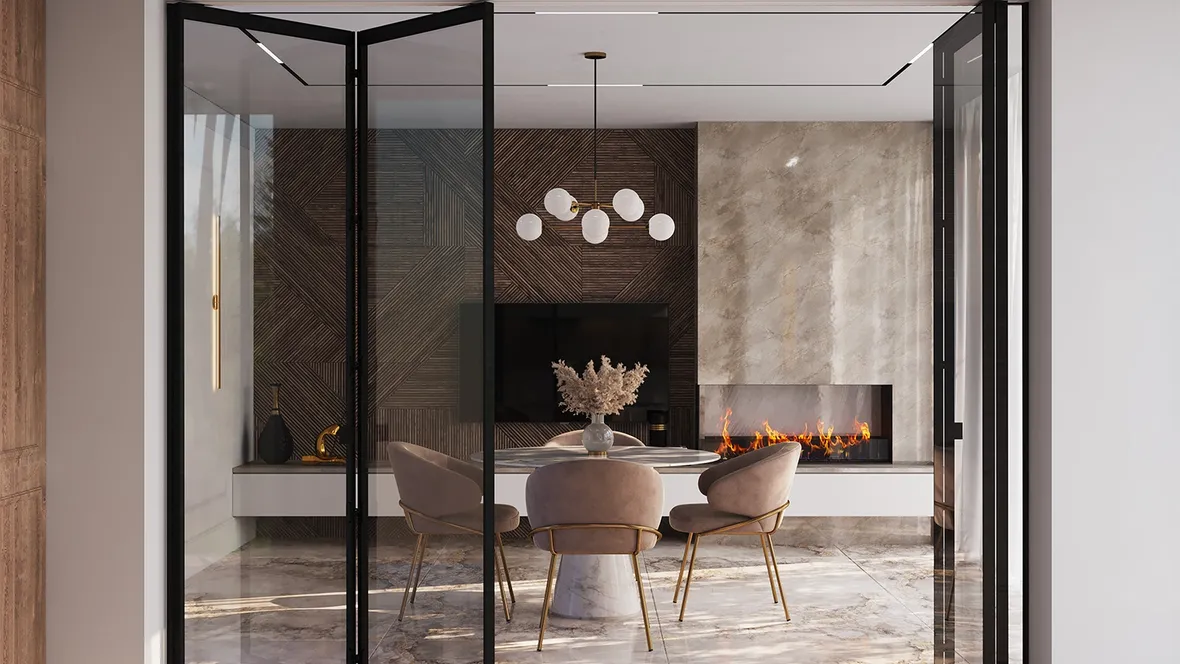 Porta per interni Quadra a Libro di Albed