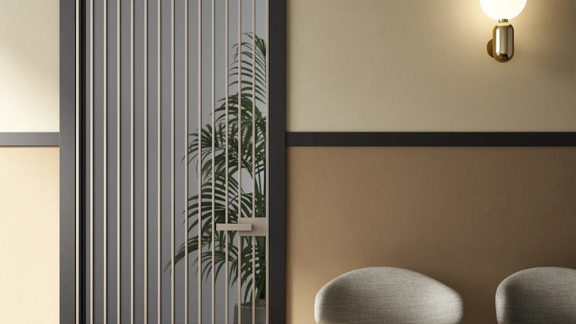 Porta per interni Ri-Trait 8b Battente di Albed