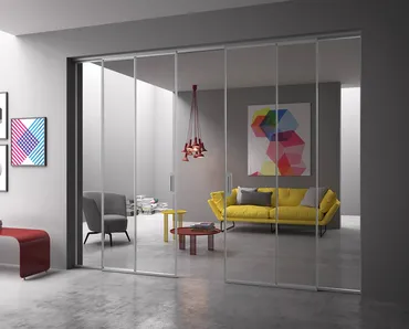 Porta per interni scorrevole Ri-Trait di Albed