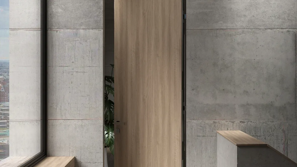 Porta battente a filo muro per interni Suit di Albed