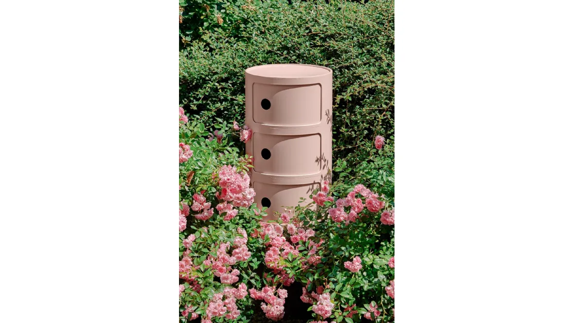 Tavolino contenitore di design Componibili Bio di Kartell