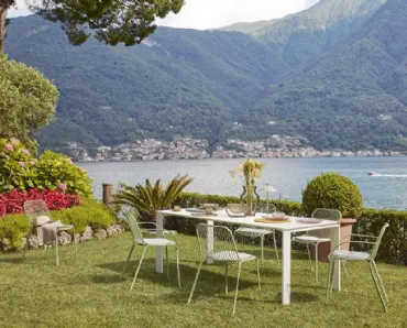Tavolo Four Outdoor in acciaio di Kartell