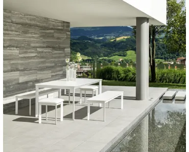 Tavolo in HPL e alluminio System di Varaschin