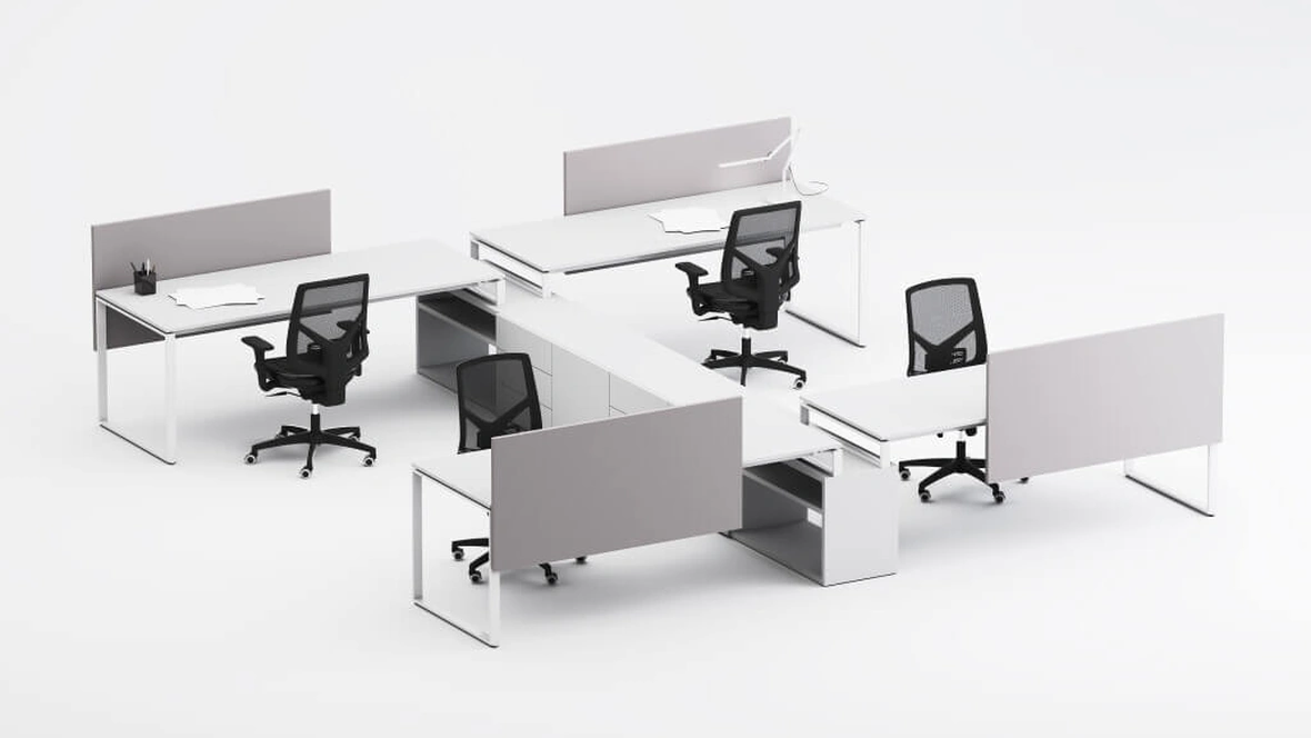 Scrivania operativa SM2572 di Zalf