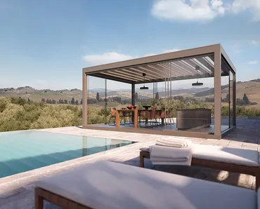 Pergola bioclimatica Carrera di Pratic