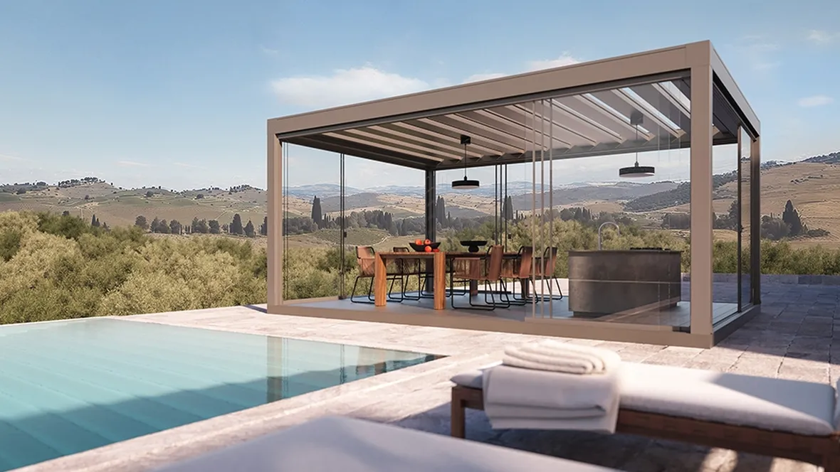 Pergola bioclimatica Carrera di Pratic