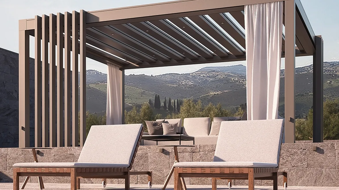 Pergola bioclimatica Carrera di Pratic