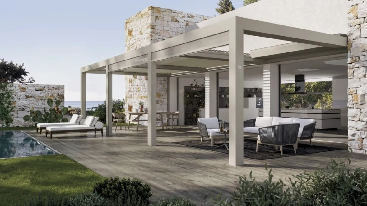 Pergola bioclimatica Brera P di Pratic